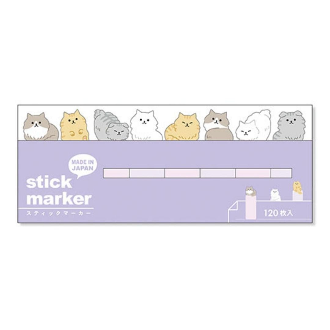 Stick Marker - Japanese Page Markers - Cat - Mind Wave