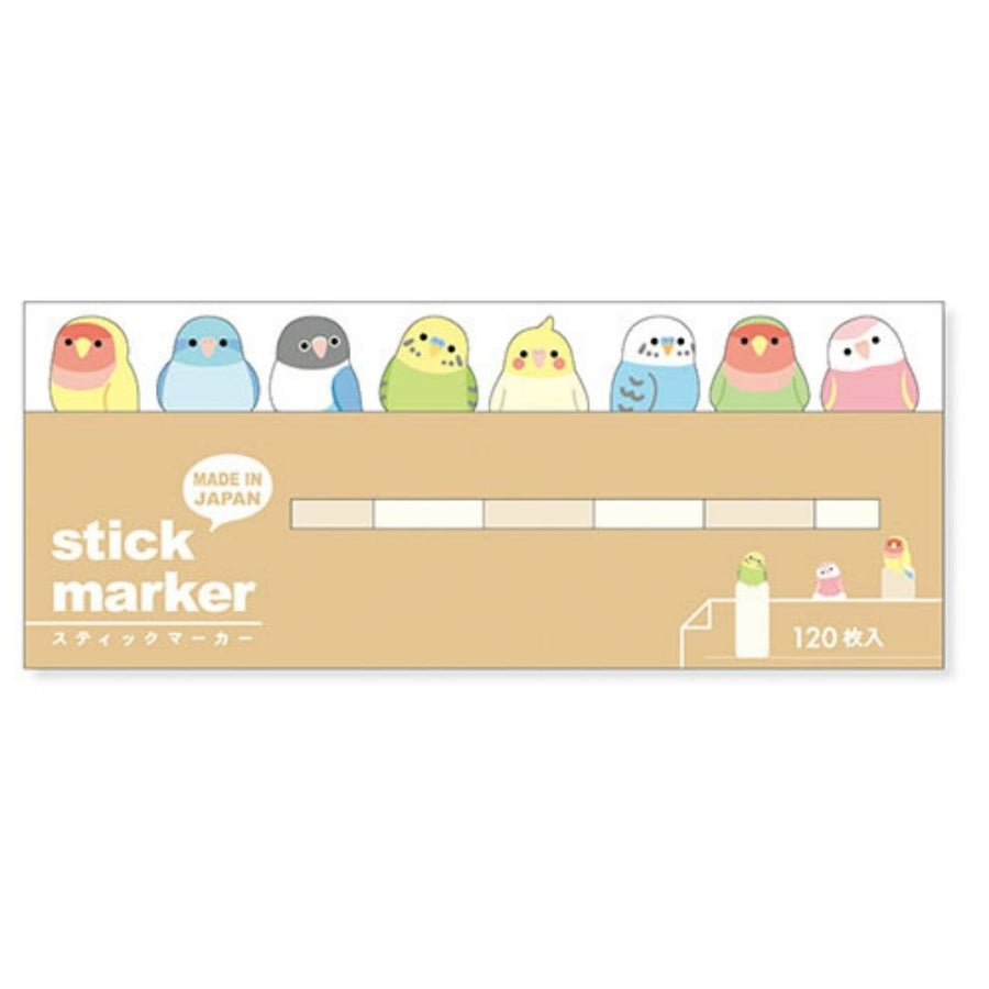 Stick Marker - Japanese Page Markers - Parakeet - Mind Wave