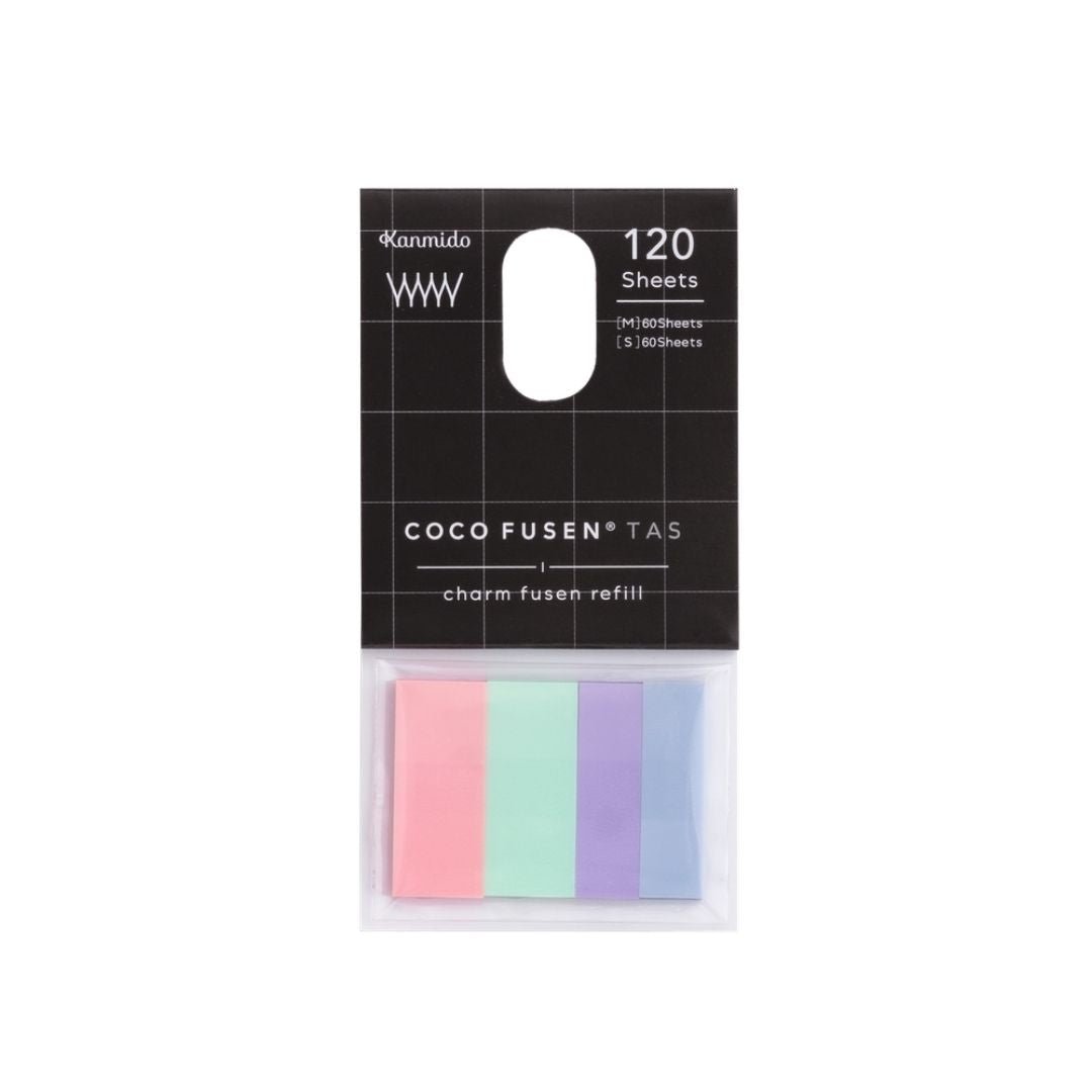 Sticky Note Refills TAS Coco Fusen - Black - Kanmido