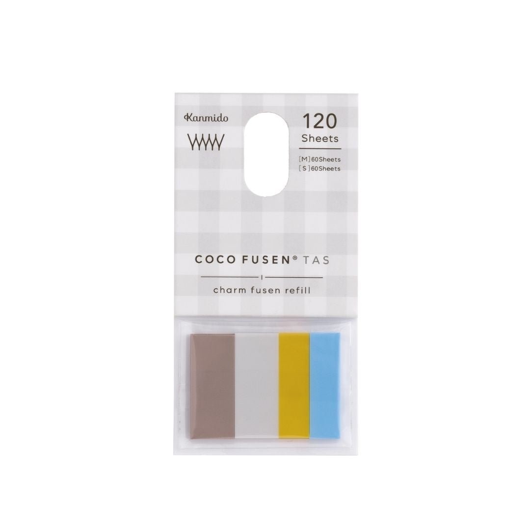 Sticky Note Refills TAS Coco Fusen - Grey - Kanmido