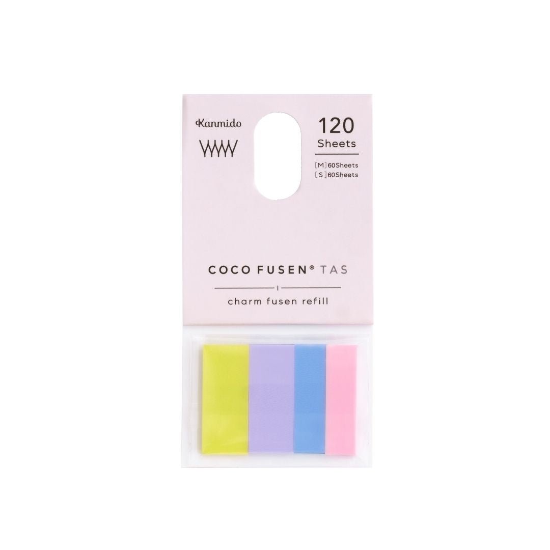 Sticky Note Refills TAS Coco Fusen - Light Pink - Kanmido