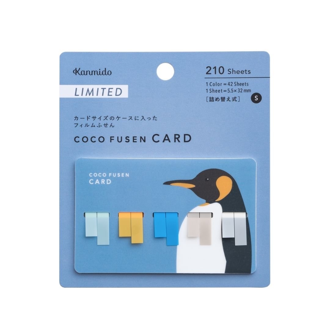 Sticky Notes Card Animals Coco Fusen - Penguin - Kanmido