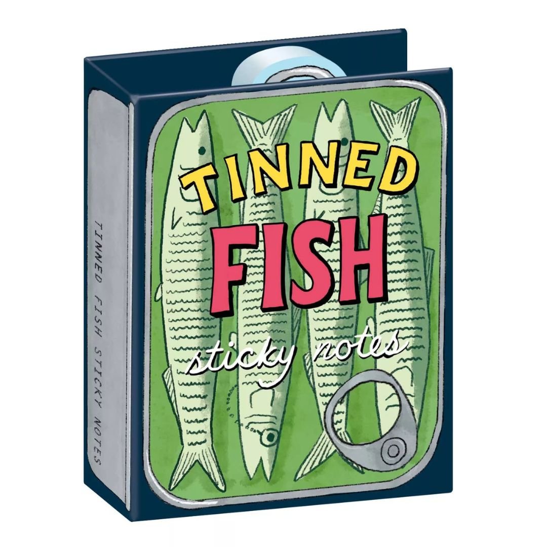 Sticky Notes Set - The Unemployed Pholosophers Guild - Tinned Fish - The Unemployed Philosophers Guild