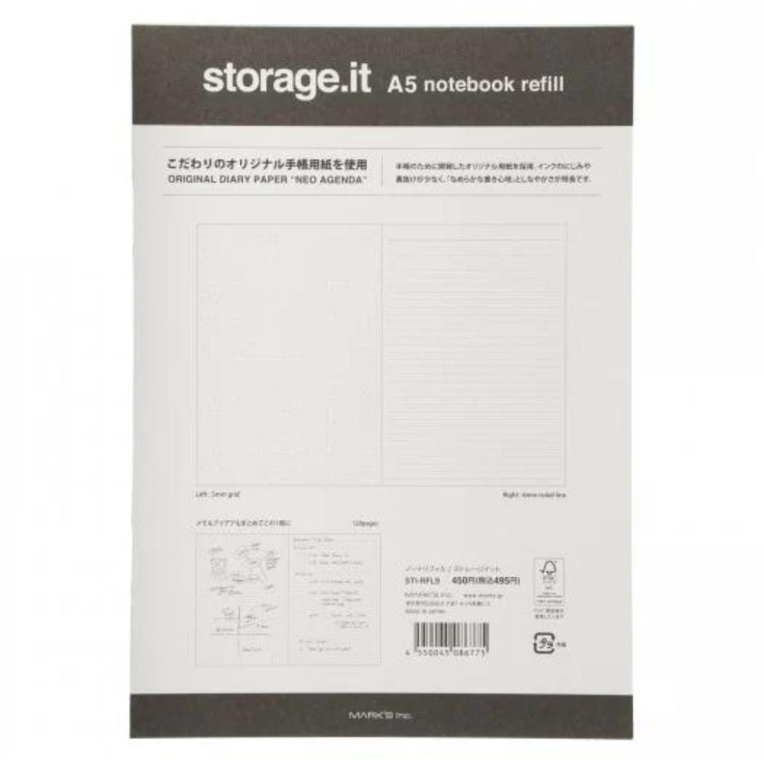 Storage.it A5 Notebook Refill Mixed Pages - Mark's Inc. - Under the Rowan Trees