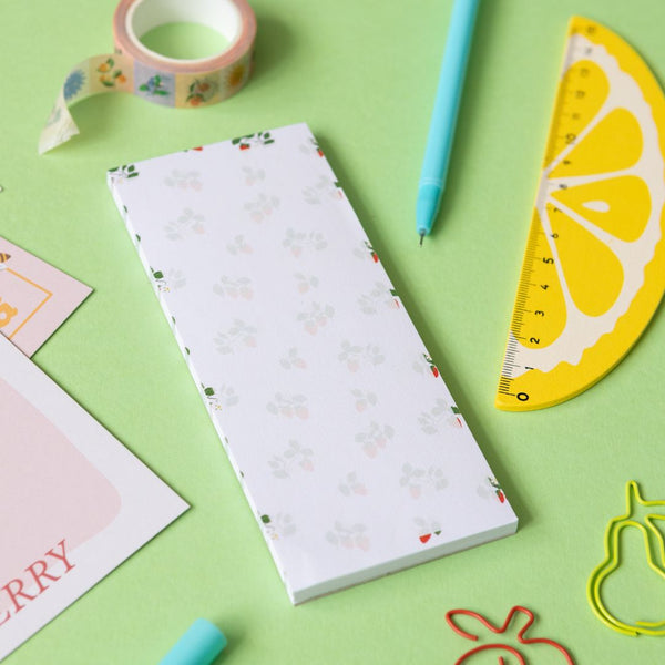 Strawberry Notepad-Notepads-Under the Rowan Trees-