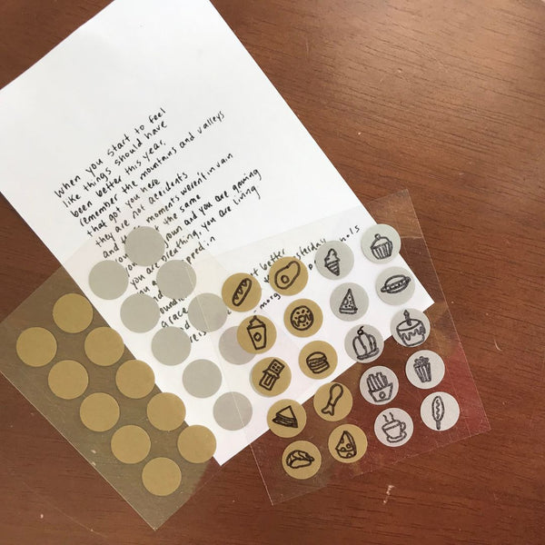 Suatelier Circular Stickers - Plain 36 - 38 - 36 - Suatelier