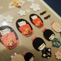 Suatelier Stickers Daily Deco 1010 Kokeshi - Suatelier