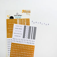 Suatelier Stickers Daily Deco 1020 Letter - Suatelier