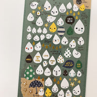 Suatelier Stickers Daily Deco 1034 Rain Drop - Suatelier