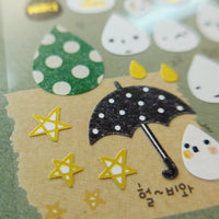 Suatelier Stickers Daily Deco 1034 Rain Drop - Suatelier