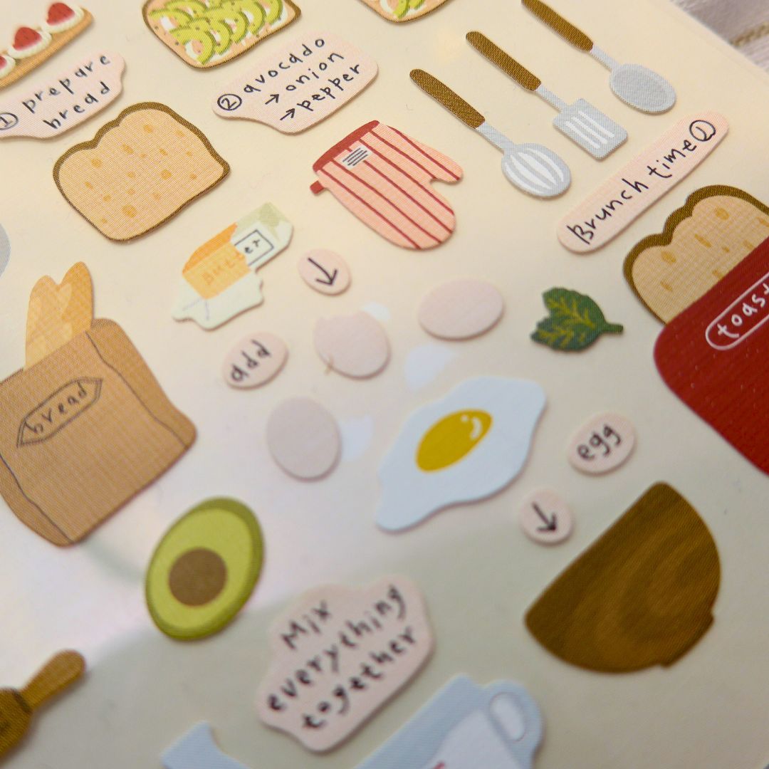 Suatelier Stickers Daily Deco 1083 I Like Bread - Suatelier