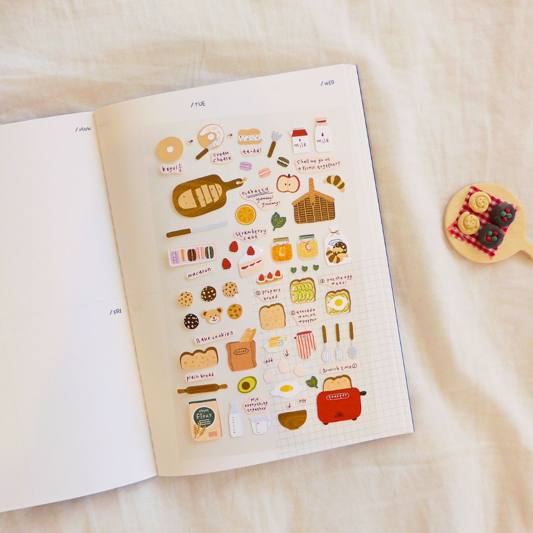 Suatelier Stickers Daily Deco 1083 I Like Bread - Suatelier