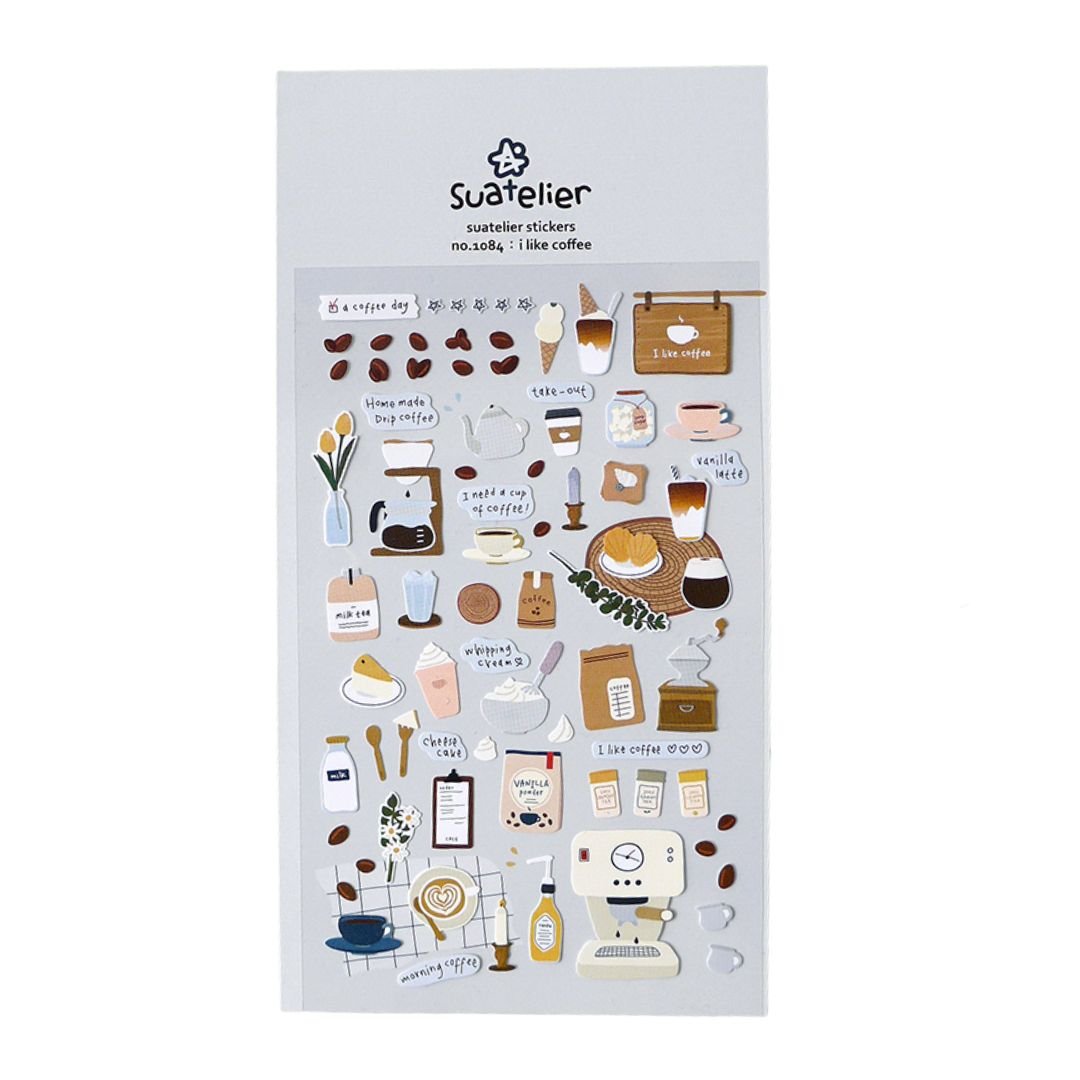 Suatelier Stickers Daily Deco 1084 I Like Coffee - Suatelier