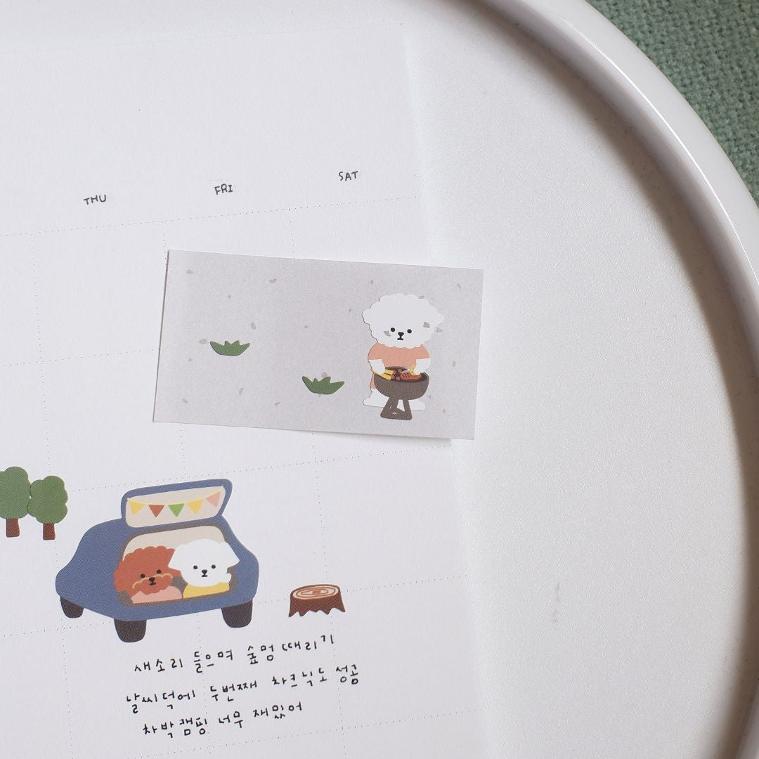 Suatelier Stickers Daily Deco 1144 Let's Go Camping - Suatelier