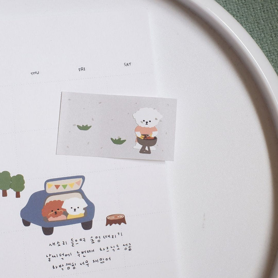 Suatelier Stickers Daily Deco 1144 Let's Go Camping - Suatelier