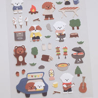 Suatelier Stickers Daily Deco 1144 Let's Go Camping - Suatelier