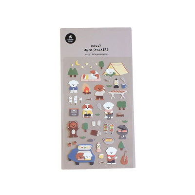 Suatelier Stickers Daily Deco 1144 Let's Go Camping - Suatelier