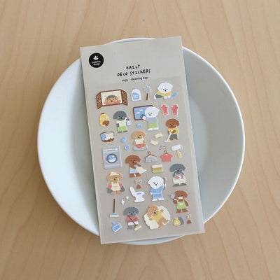 Suatelier Stickers Daily Deco 1159 Cleaning Day - Suatelier