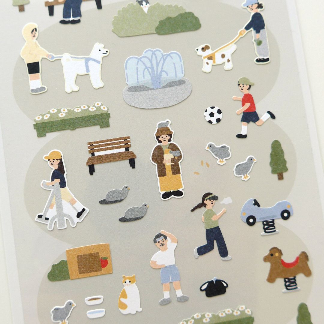 Suatelier Stickers Daily Deco 1172 In the Park - Suatelier