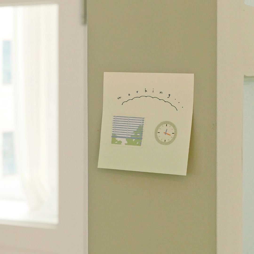 Suatelier Stickers Daily Deco 1174 Retro Office - Suatelier