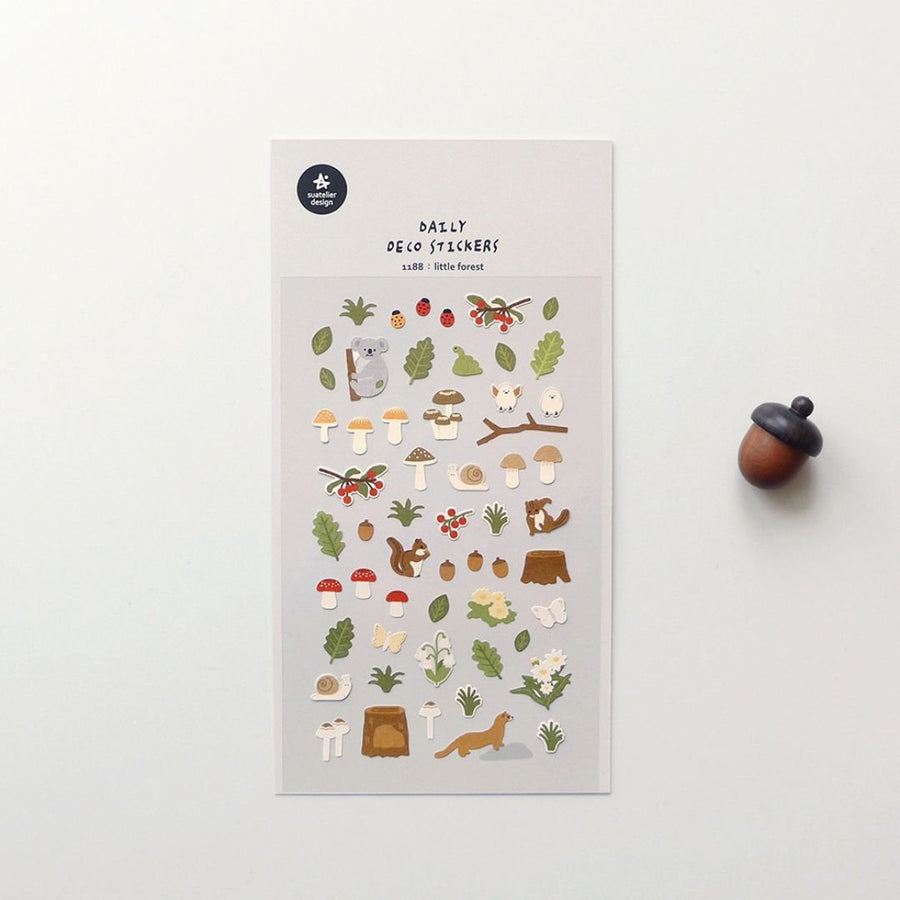 Suatelier Stickers Daily Deco 1188 Little Forest - Suatelier