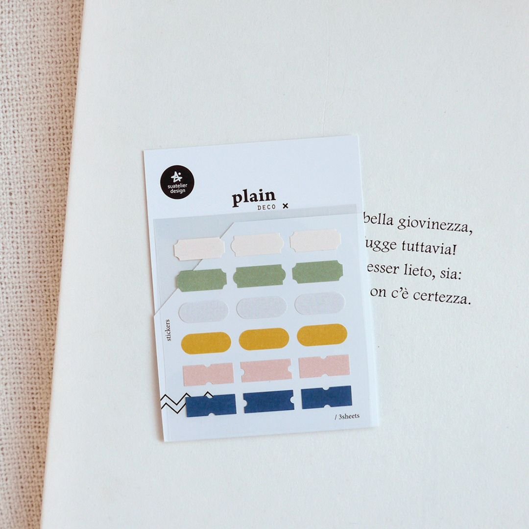 Suatelier Stickers - Plain - 58 - Suatelier