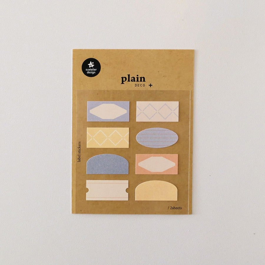 Cute Labels Suatelier Stickers - Plain - 74 - Suatelier