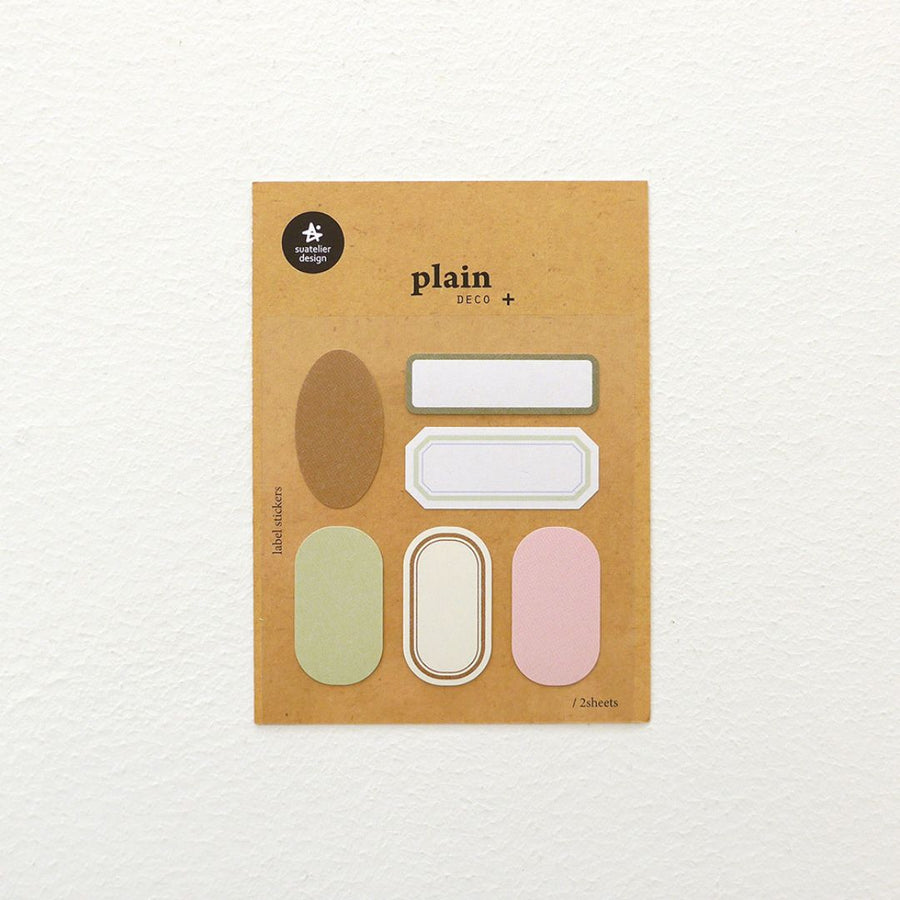 Cute Labels Suatelier Stickers - Plain - 76 - Suatelier