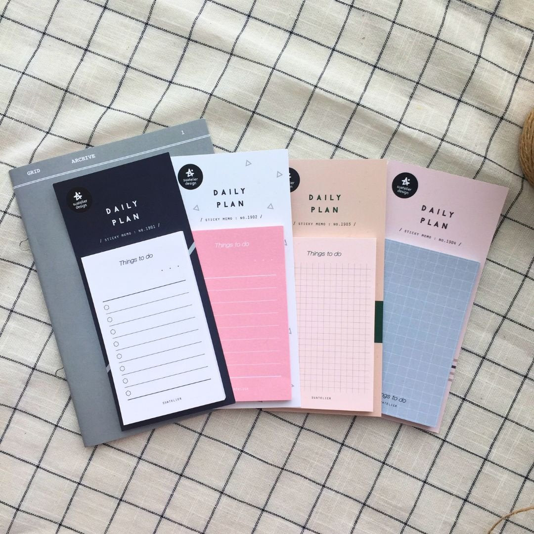 Suatelier Sticky Notes Daily Plan - 01 - Suatelier