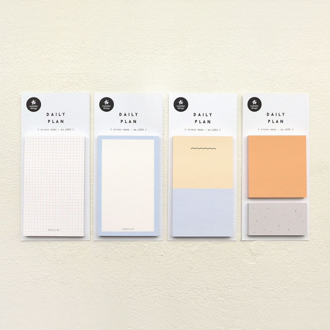 Suatelier Sticky Notes Daily Plan - 25 - Suatelier