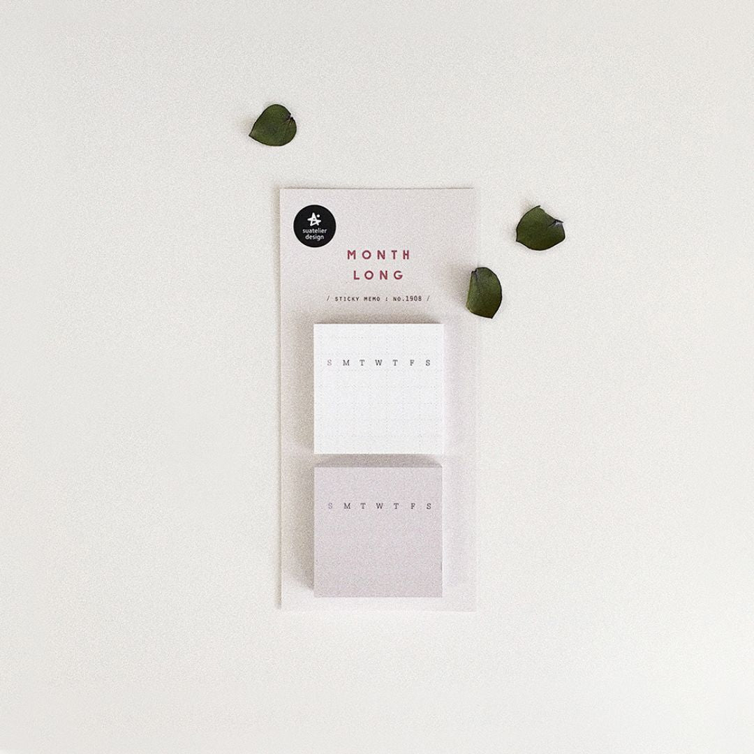 Suatelier Sticky Notes Daily Plan - Monthlong - Suatelier