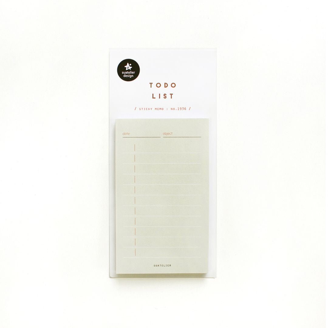 Suatelier Sticky Notes Daily Plan - To Do List - Suatelier