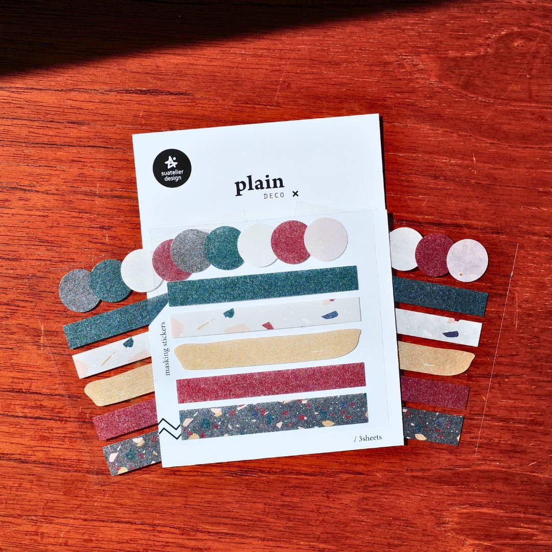 Suatelier Terrazzo Patterned Stickers - Plain 31 - 35 - 31 - Suatelier
