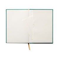 Suedette Hardcover Journal - Green - Linear Boxes - Designworks Collective - Under the Rowan Trees