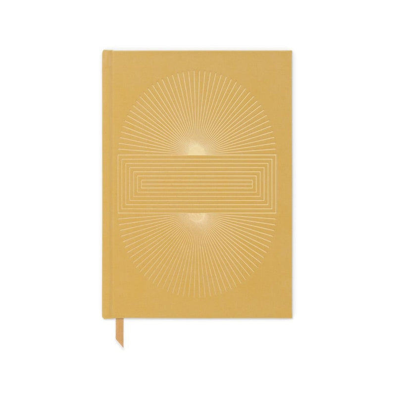 Suedette Hardcover Lined Journal-Notebooks-Designworks Collective-Ochre