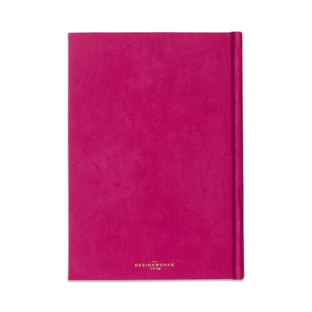 Suedette Hardcover Lined Journal - Avocado - Designworks Collective