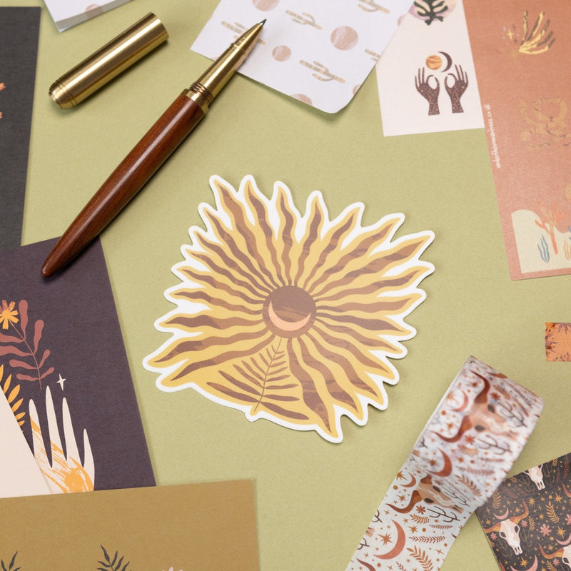 Sunburst Sticker-Stickers-Under the Rowan Trees-