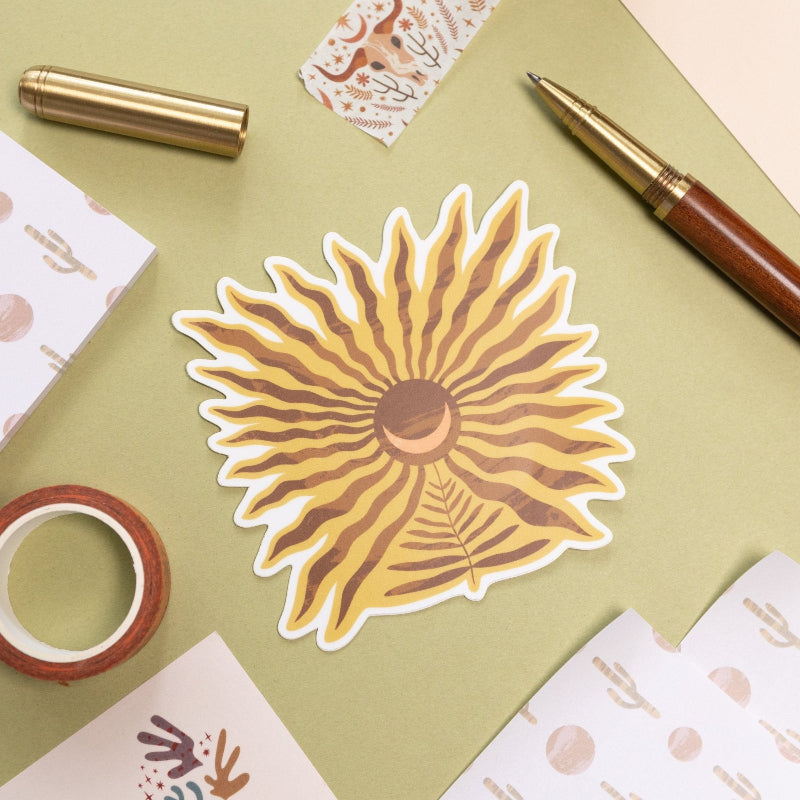Sunburst Sticker-Stickers-Under the Rowan Trees-