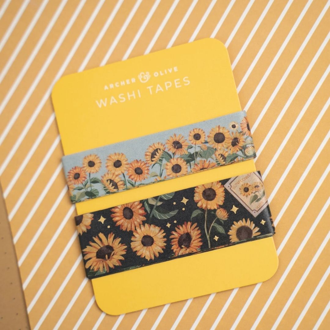 Sunflower Field September Monthly Planner Kit Archer & Olive - Archer & Olive
