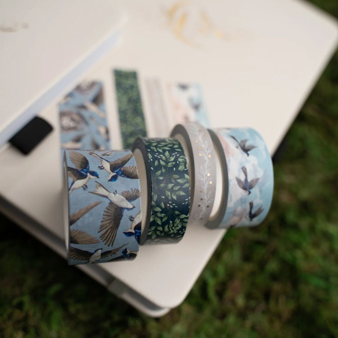 Swallows Washi Tape Set - Archer & Olive - Archer & Olive - Under the Rowan Trees