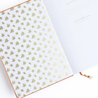 Swirling Leaves Dot Grid A6 Journal - Archer & Olive - Under the Rowan Trees