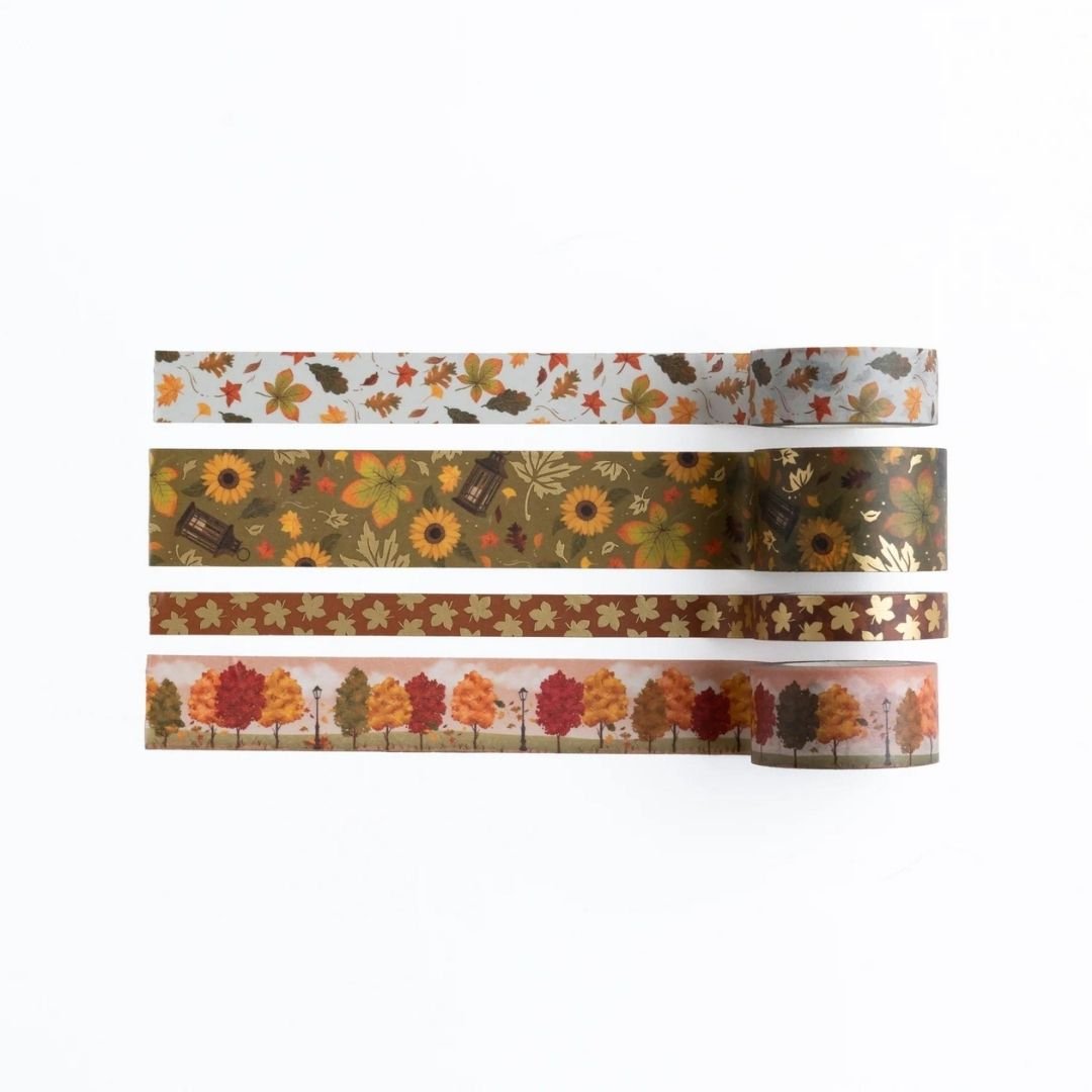 Swirling Leaves Washi Tape Set - Archer & Olive - Archer & Olive - Under the Rowan Trees