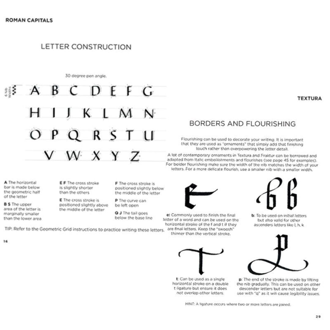 Teach Yourself Calligraphy Class Set - Manuscript