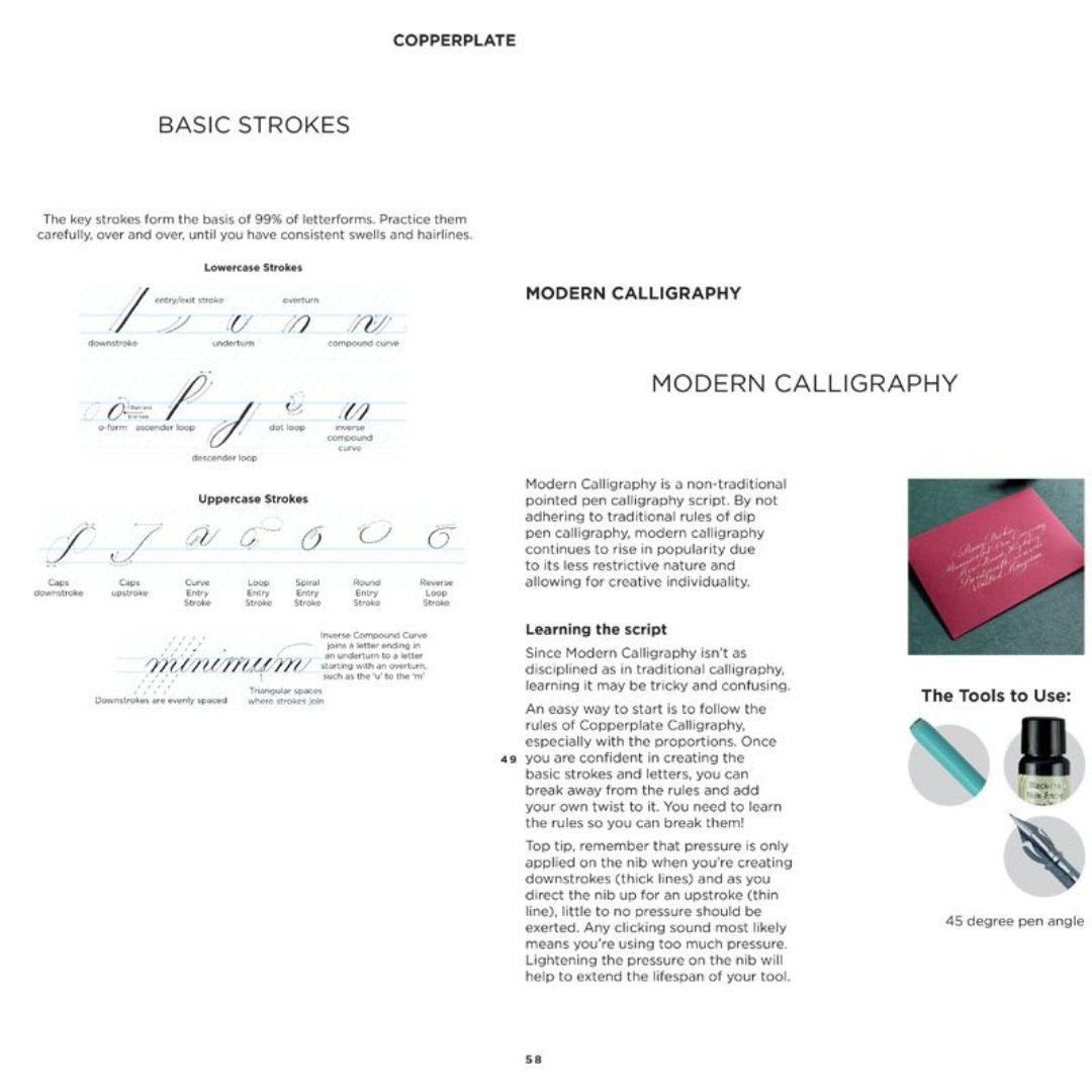 Teach Yourself Calligraphy Class Set - Manuscript