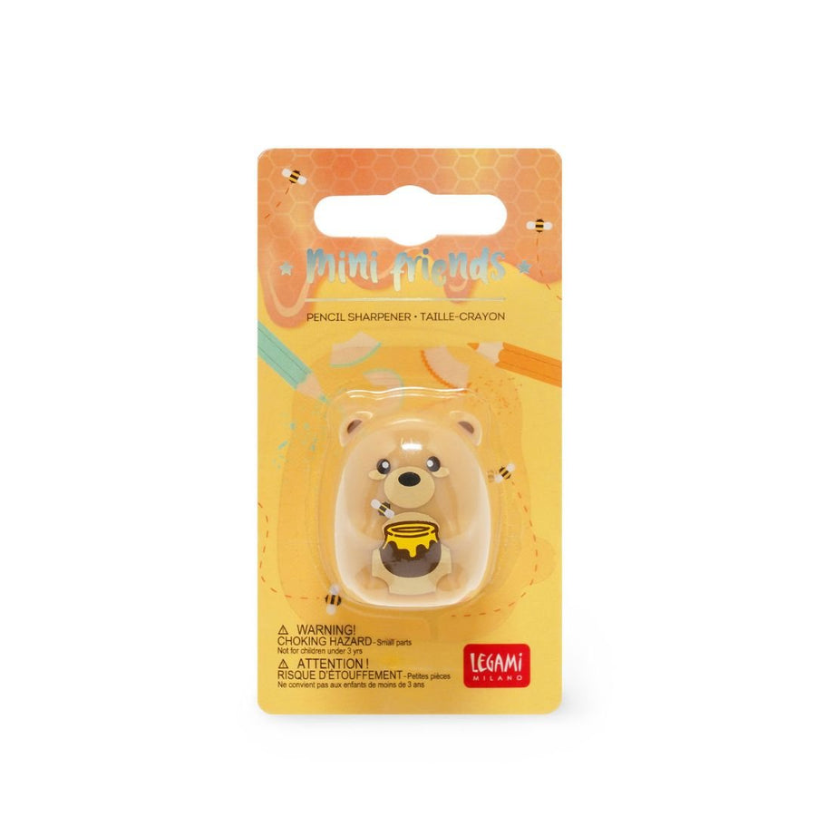 Teddy Bear Pencil Sharpener - Mini Friends - Legami - Under the Rowan Trees