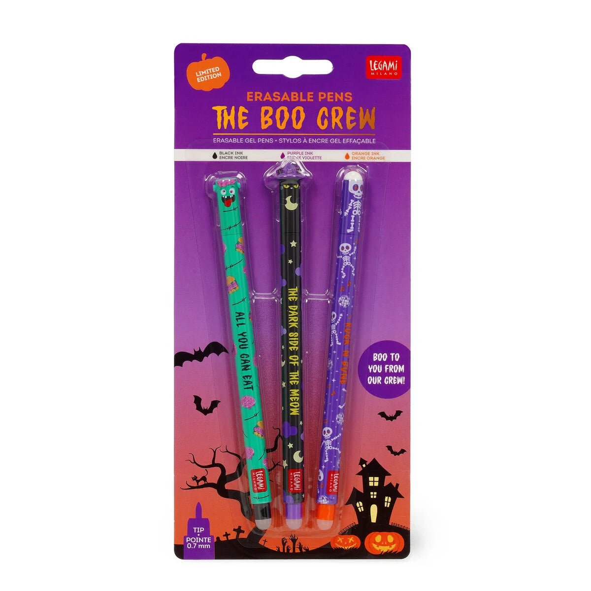 The Boo Crew Halloween Erasable Pens - Legami - Legami