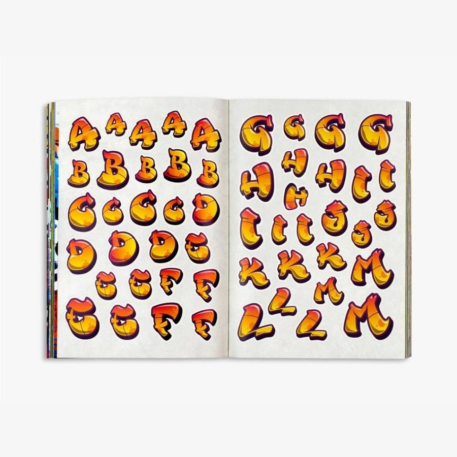 The Graffiti Alphabet Sticker Book - Skittledog