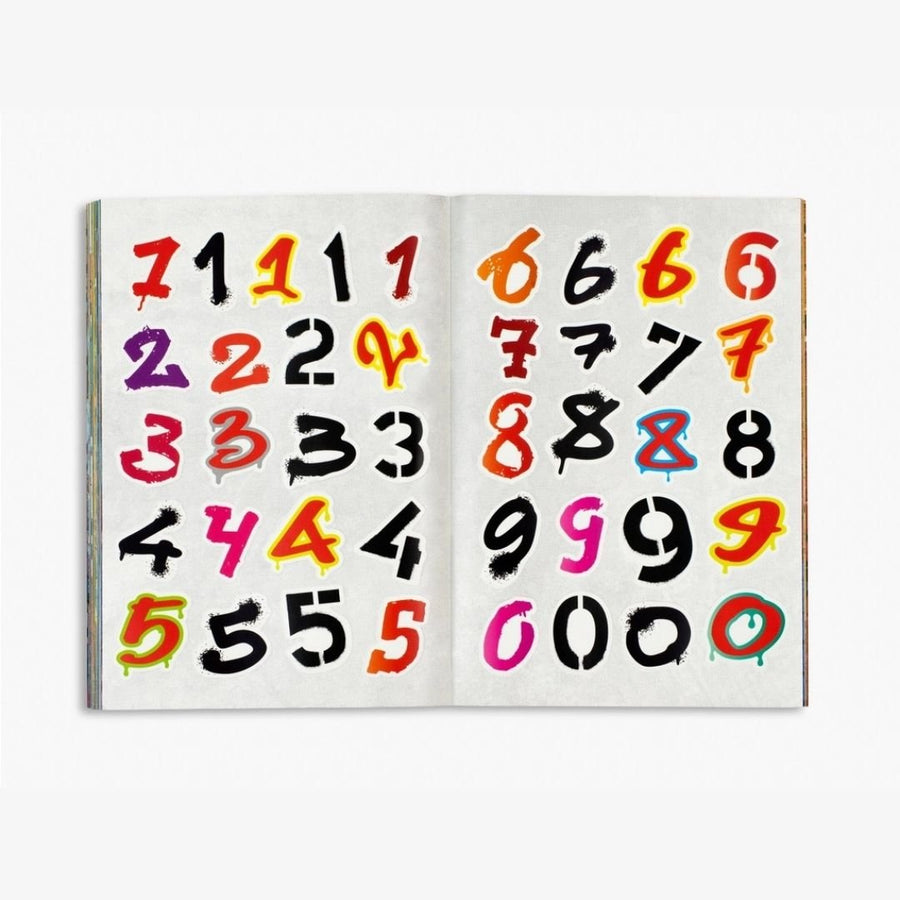 The Graffiti Alphabet Sticker Book - Skittledog