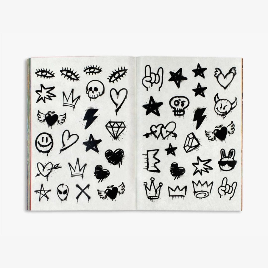 The Graffiti Alphabet Sticker Book - Skittledog