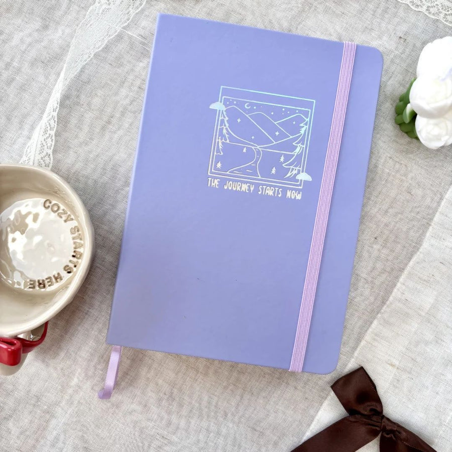 The Journey Starts Now 180gsm Dotted Journal - Rebel Jones